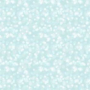 Small Sparkly Bokeh Pattern - Light Cyan Color
