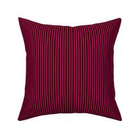 Small Vertical Bengal Stripe Pattern - Ruby and BlackBengal Stripe Pattern - Ruby and Black