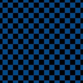 Checker Pattern - Blue and Black
