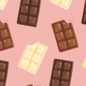Chocolate Bars Fabric, Wallpaper and Home Decor | Spoonflower