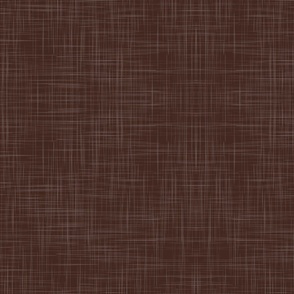 roycroft dark brown - linen texture on dark brown - textured fabric
