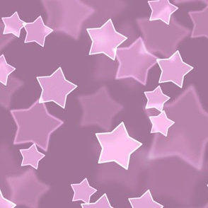 Large Starry Bokeh Pattern - Mauve Color