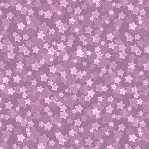 Small Starry Bokeh Pattern - Mauve Color