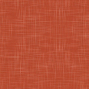 roycroft dark orange - linen texture on dark orange - textured fabric