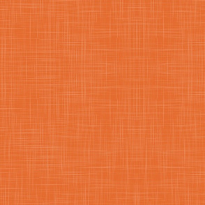 vintage orange - linen texture on orange - textured fabric