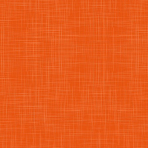 vintage vibrant orange - linen texture on vibrant orange - textured fabric