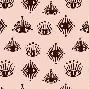 Pink Mystical All Seeing Eyes