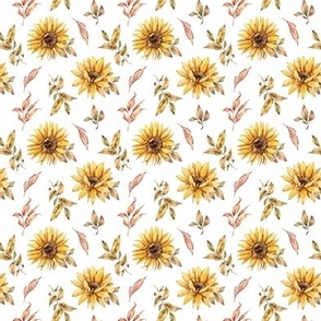 Sunflower Seamless Pattern