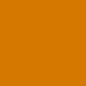 RW10.2 - Autumn Delight Rich Orange Solid - hex d67700