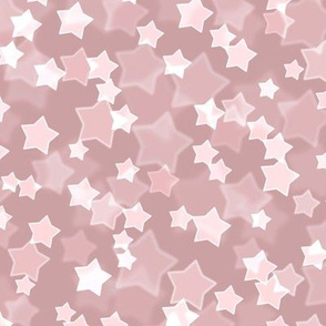 Starry Bokeh Pattern - Pale Mauve Color