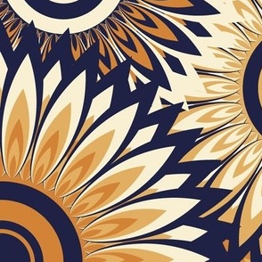 Sunflower - Navy 