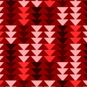 Geometric Triangles - Red
