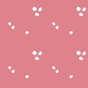 dusty pink spots