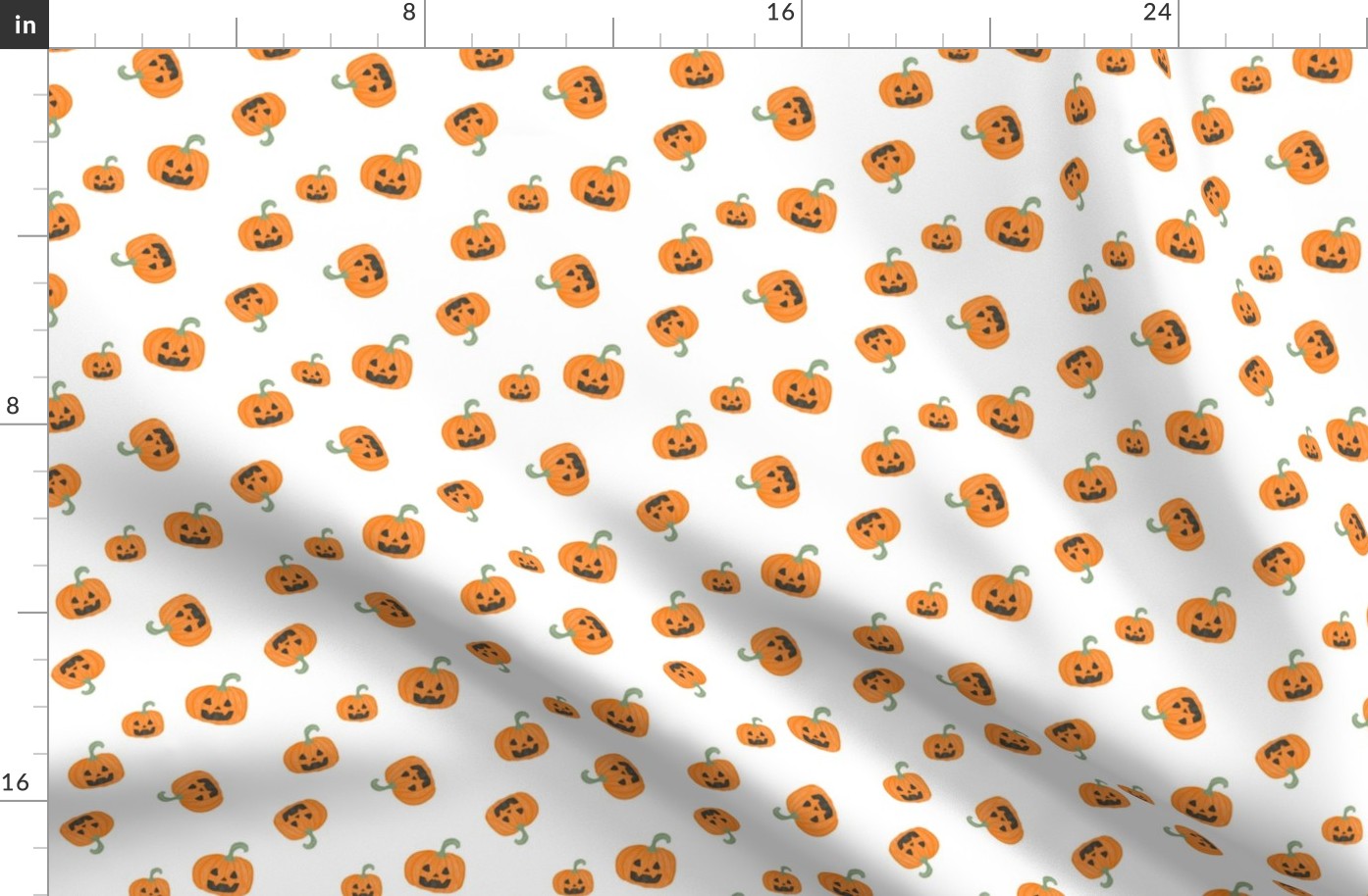 scattered pumpkins