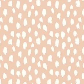 Painted dash /animal spots - Baby Pink