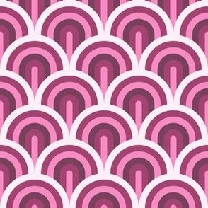 Pink Scallop Pattern