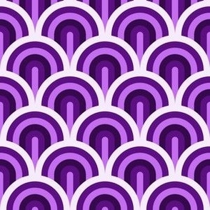 Purple Scallop Pattern