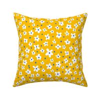 yellow Ditsy Floral