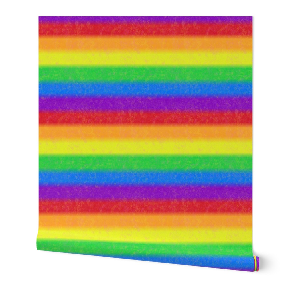 Very Rainbow! Soft Rainbow -- Bright rainbow pride flag -- 941dpi (16% of full scale)