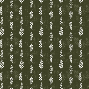 Vertical Ferns : charcoal grey