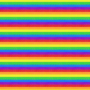 Very Rainbow! Soft Rainbow -- Bright rainbow pride flag -- 1412dpi (11% of full scale)