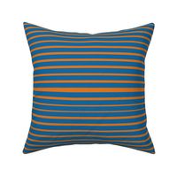 Venetian Stripe — blue & orange