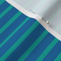 Venetian Stripe — blue & teal