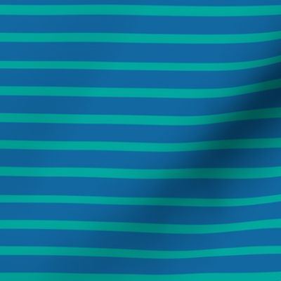 Venetian Stripe — blue & teal