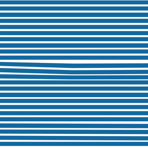 Venetian Stripe — blue & white