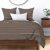 Venetian Stripe — dark chocolate & white