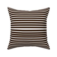 Venetian Stripe — dark chocolate & white