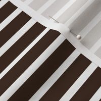 Venetian Stripe — dark chocolate & white