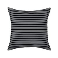 Venetian stripe — gray & black