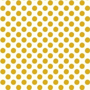 Polka Dot - Medium  Goldenrod