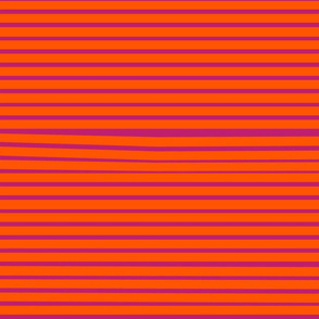 Venetian Stripe — orange & fuchsia