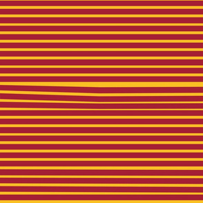 Venetian Stripe — red  & yellow