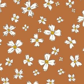 Daisy Blooms - Floral Medium Bronze 