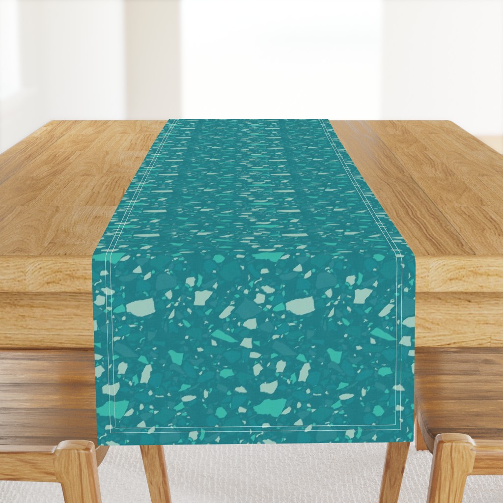 Terrazzo in Aqua Shades / Medium