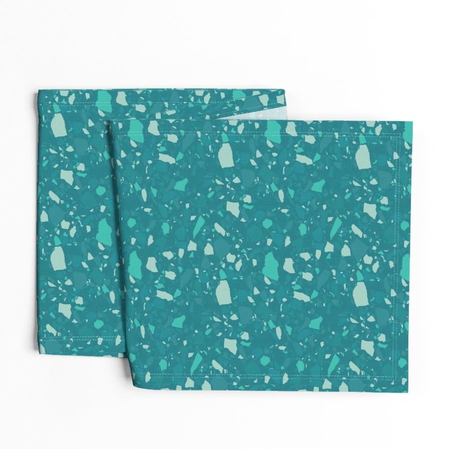 Terrazzo in Aqua Shades / Medium