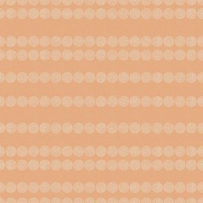 Boho Dots on Vintage Peach / Medium
