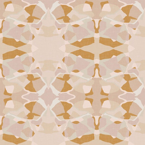 Abstract Neutral Shapes - Desert Sand / Large