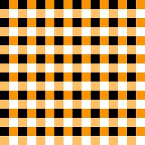 Gingham - Black Cheddar Orange White