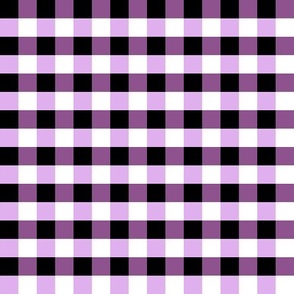 Gingham - Black Mauve White