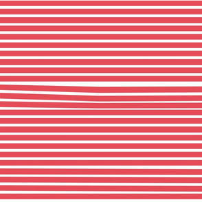 Venetian Stripe — salmon & white