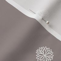 The minimalist snowflake sweet organic snow winter scandinavian design white on moody berry