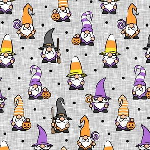 halloween gnomes - grey  - LAD21