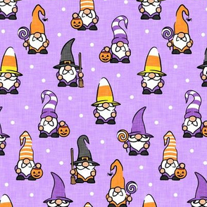 halloween gnomes - purple - LAD21