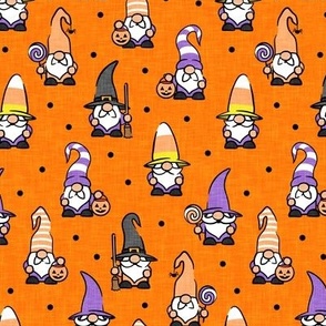 halloween gnomes - orange - LAD21