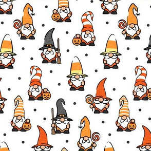 halloween gnomes - orange and black - LAD21