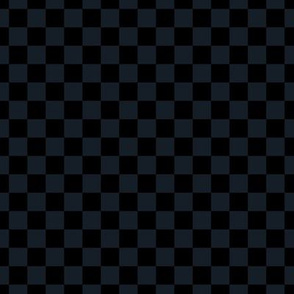 Checker Pattern - Obsidian and Black